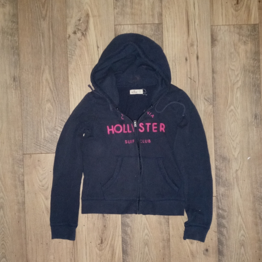 Hollister Applique Zip Hoodie